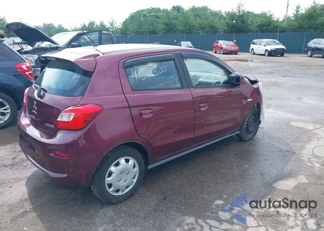 2017 Mitsubishi Mirage Es z USA, uszkodzony, nr VIN ML32A3HJ8HH010148